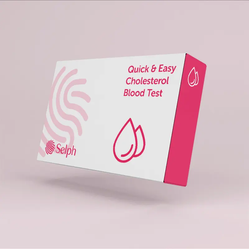 Quick & Easy Cholesterol Blood Test Box