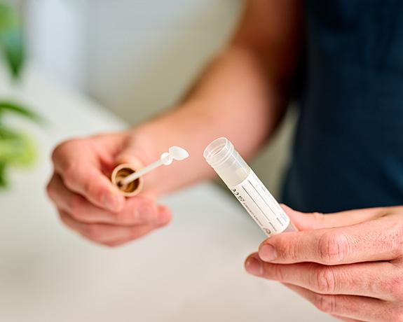 Gut Bacteria, Worm and Parasite Test tubes